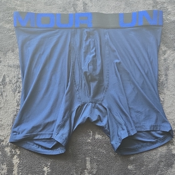 Under Armour Blue Performance Boxer Briefs - Picture 1 of 5
